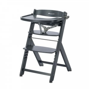 Chaise haute évolutive 2-en-1 timba ² warm gray + transat tinted graphite Bebeconfort