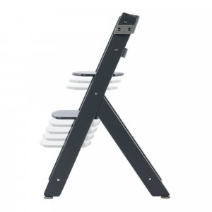 Chaise haute évolutive 2-en-1 timba ² warm gray + transat tinted graphite Bebeconfort