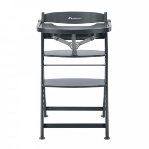 Chaise haute évolutive 2-en-1 timba ² warm gray + transat tinted graphite Bebeconfort
