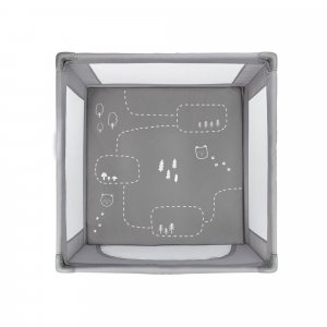 Lit parapluie adonis mineral gray Bebeconfort