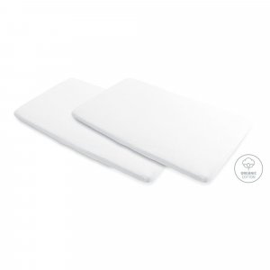 Lot de 2 draps housse zina/calidoo/amara blanc Bebeconfort