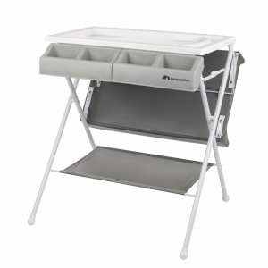 Baignoire et table à langer 2-en-1 baltic gray mist Bebeconfort