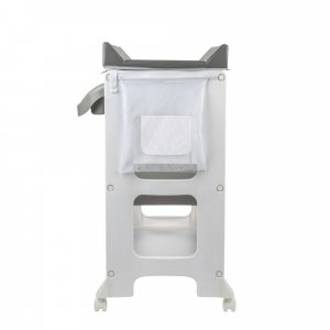 Baignoire et table à langer 2-en-1 dolphy gray mist Bebeconfort