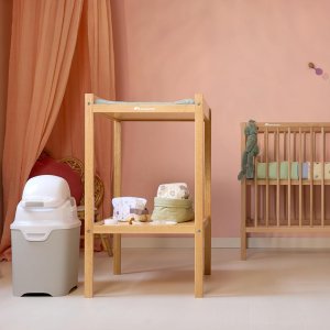 Table à langer avec matelas inclus daisy2 natural wood Bebeconfort