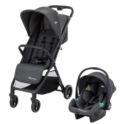 Poussette duo azur mineral graphite