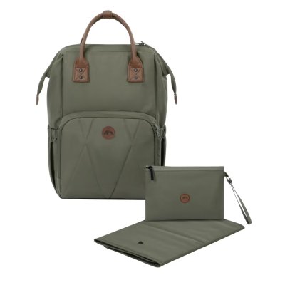 Sac à dos à langer mineral green