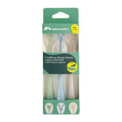 Lot de 3 cuillères silicone
