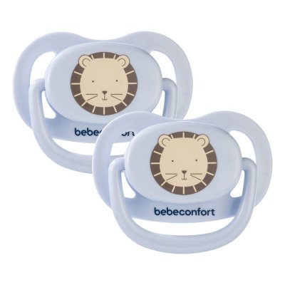 Lot de 2 sucettes physiologiques air confort 0-6 mois light blue