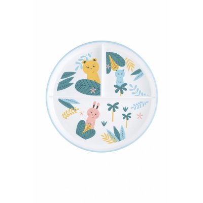 Assiette d'apprentissage avec compartiments little buddies