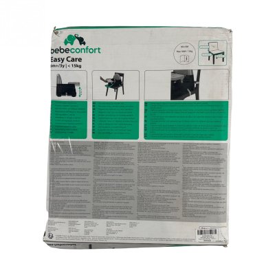 Les imparfaits - réhausseur de chaise bébé easy care booster - grey patches