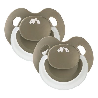Lot de 2 sucettes eco physio air green 6 mois