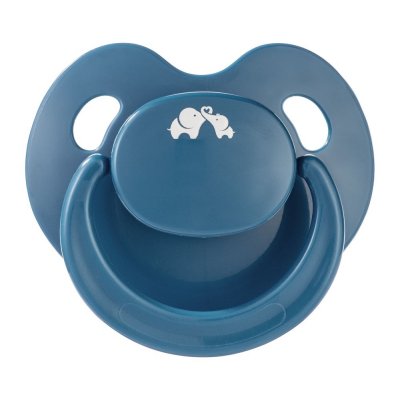 Lot de 2 sucettes physiologiques air eco 6-18 mois light blue/dark blue