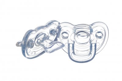 Sucette naturel physio tout en silicone - 18/36 mois - coloris aléatoire