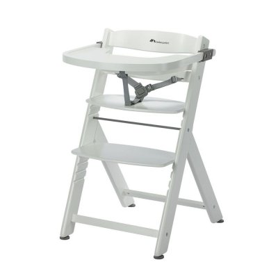 Chaise haute évolutive 2-en-1 timba ² white + transat tinted graphite