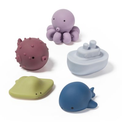 Lot de 5 jouets de bain splitto