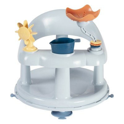 Siège de bain pivotant bébé ludique