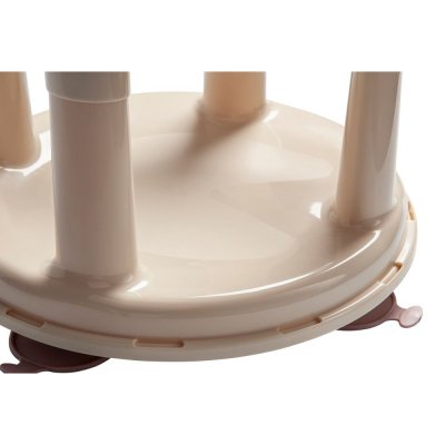 Anneau de bain pivotant beige/lavende