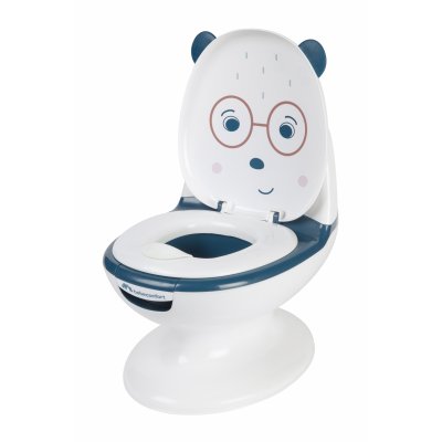 Toilette miniature ours bleu