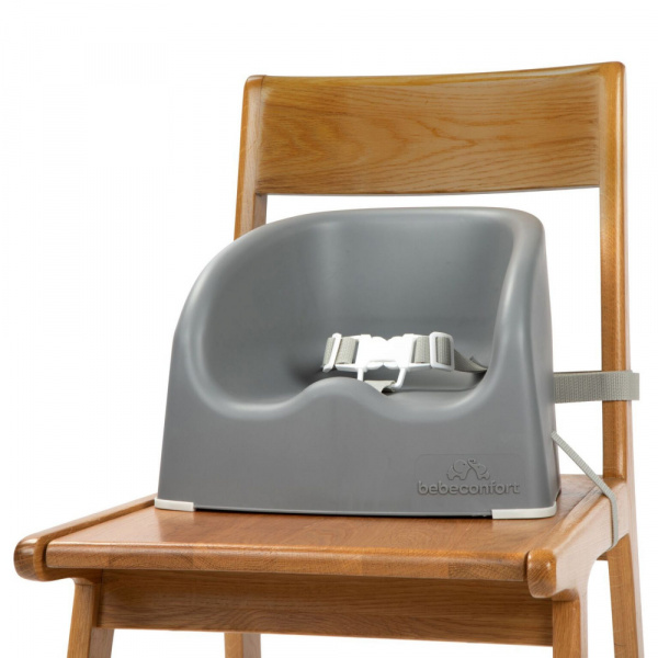 Les imparfaits - réhausseur de chaise bébé essential booster - warm gray Bebeconfort