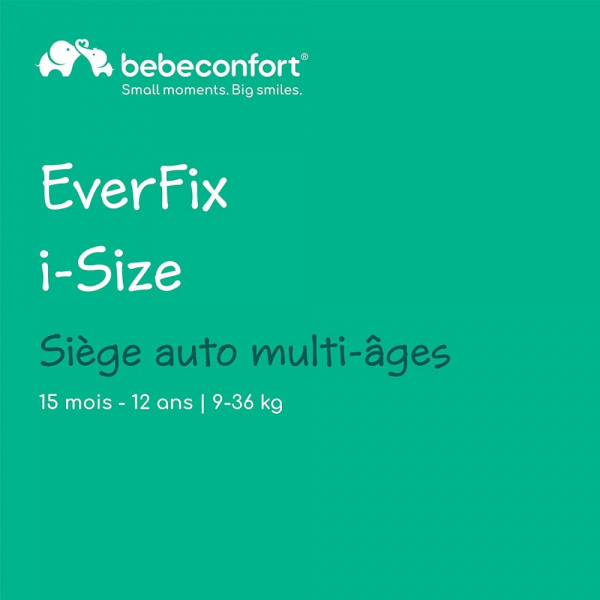 Siège auto everfix tinted black Bebeconfort