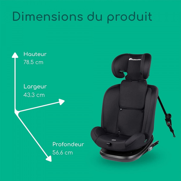 Siège auto everfix tinted black Bebeconfort