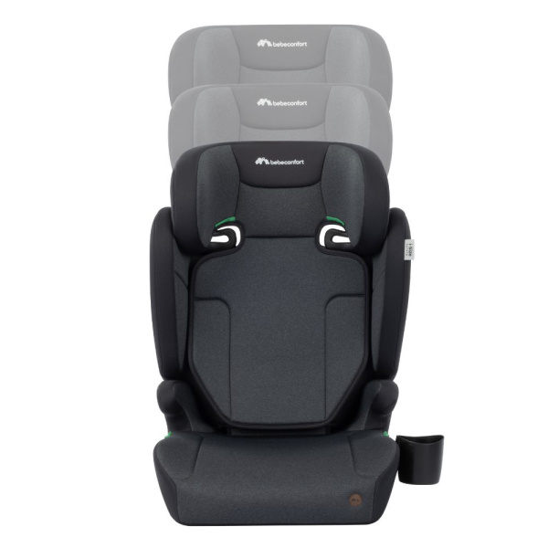 Rehausseur evo 2-in-1 i-safe tinted black Bebeconfort