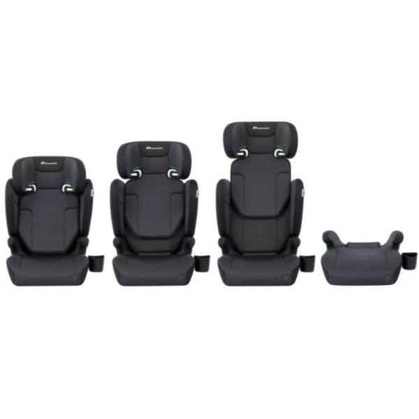 Rehausseur evo 2-in-1 i-safe tinted black Bebeconfort