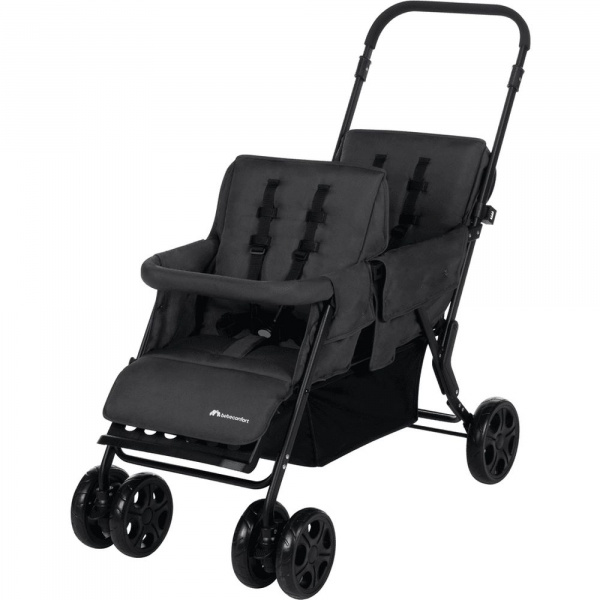 Poussette double teamy mineral graphite Bebeconfort
