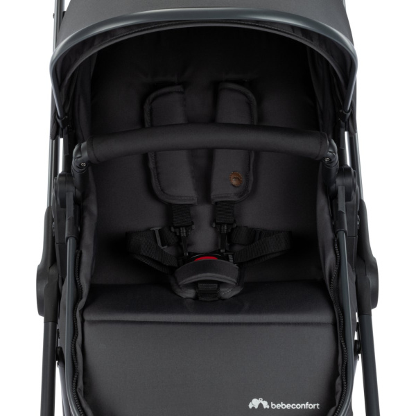 Poussette trio 3 en 1 brume mineral graphite avec siège auto i-size Bebeconfort