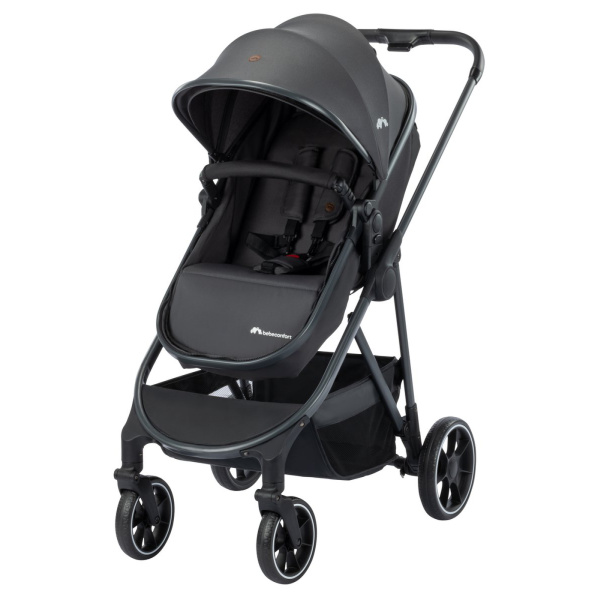 Poussette trio 3 en 1 brume mineral graphite avec siège auto i-size Bebeconfort