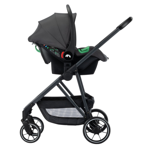 Poussette trio 3 en 1 brume mineral graphite avec siège auto i-size Bebeconfort