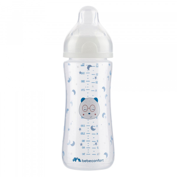 Lot de 2 biberons anti colique phosphorescent bébé 6 mois Bebeconfort