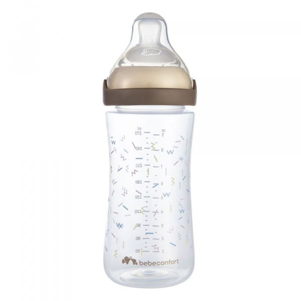 Biberon pp physio air confort 270 ml memphis/sand Bebeconfort