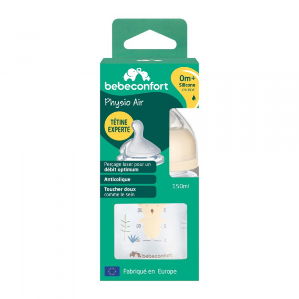 Biberon physio air 150 ml sand Bebeconfort