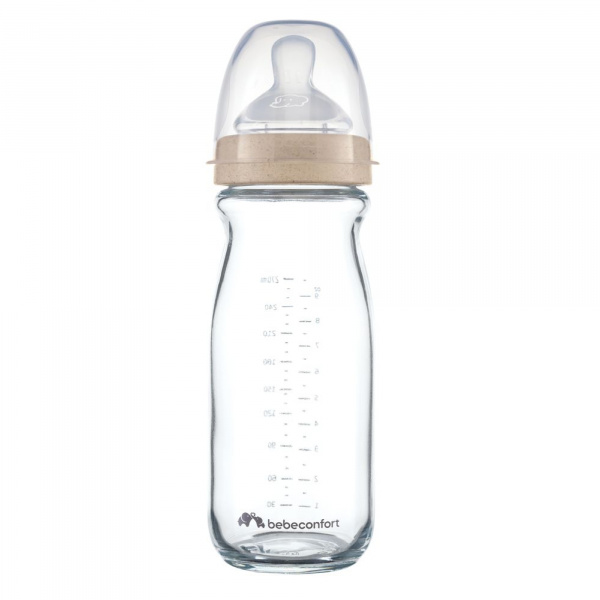 Biberon physio air eco verre 270 ml lavande Bebeconfort