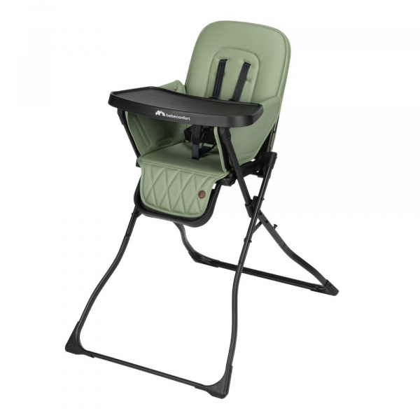 Chaise haute mallow mineral green Bebeconfort