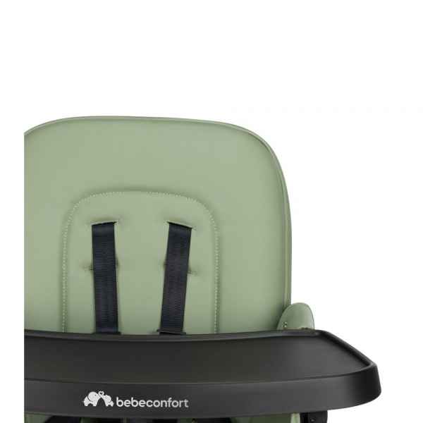 Chaise haute mallow mineral green Bebeconfort