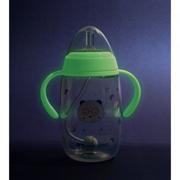 Gobelet à paille bébé 380 ml anti-fuite apprentissage Bebeconfort