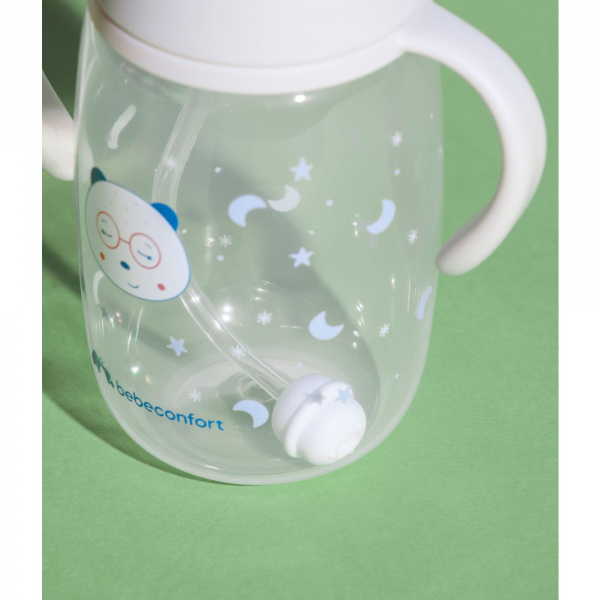Gobelet à paille bébé 380 ml anti-fuite apprentissage Bebeconfort
