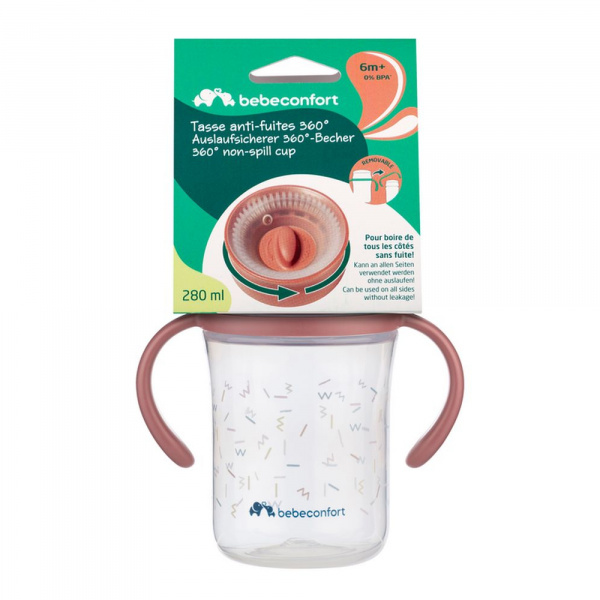 Tasse d'apprentissage 360° -240 ml memphis - terra Bebeconfort
