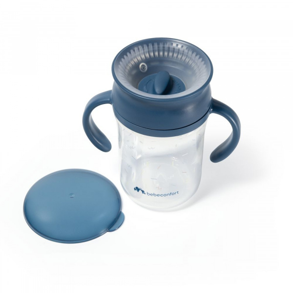 Tasse d'apprentissage 360 -240 ml memphis - bubbly blue Bebeconfort