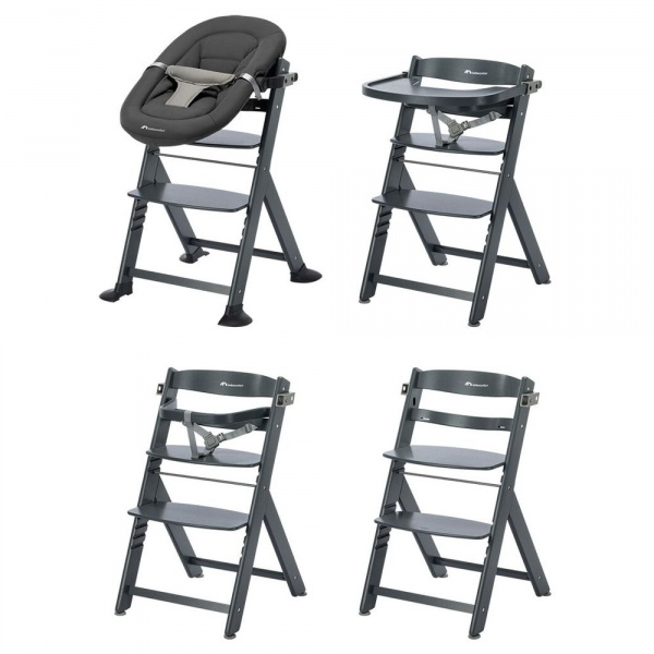 Chaise haute évolutive timba² - warm gray Bebeconfort