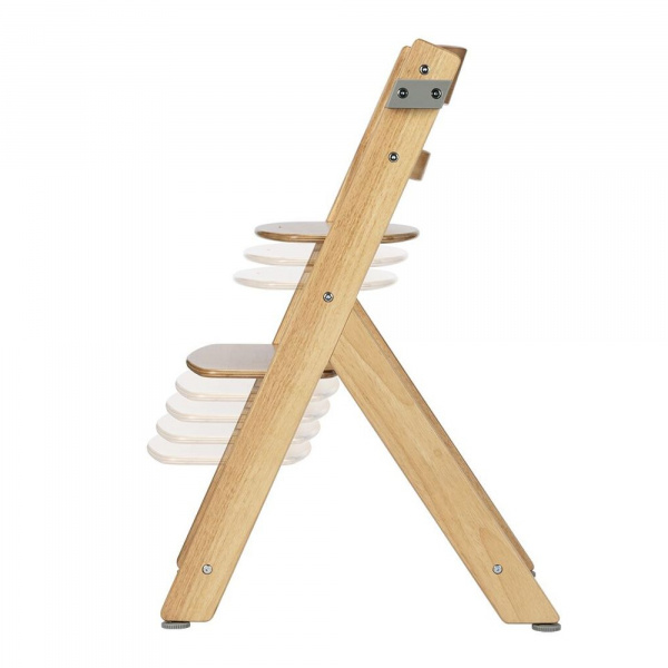 Chaise haute évolutive timba² wood avec coussin beige Bebeconfort