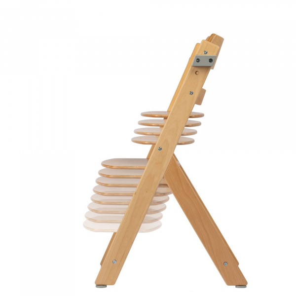 Chaise haute évolutive 2-en-1 timba avec coussin beige + transat mineral graphite Bebeconfort