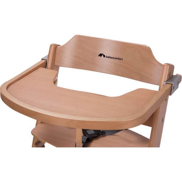 Chaise haute évolutive timba natural wood Bebeconfort
