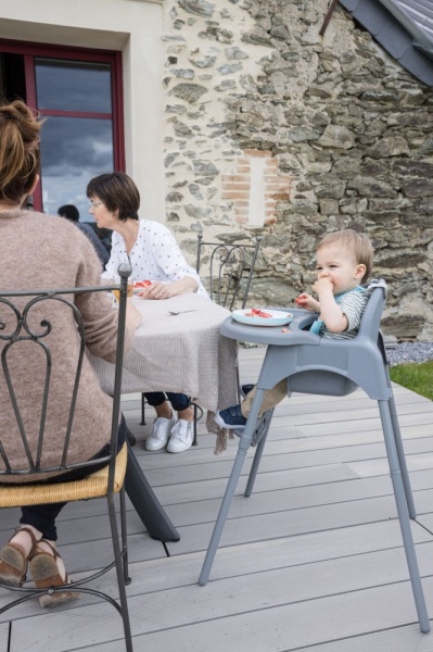 Chaise haute meely - dark grey Bebeconfort