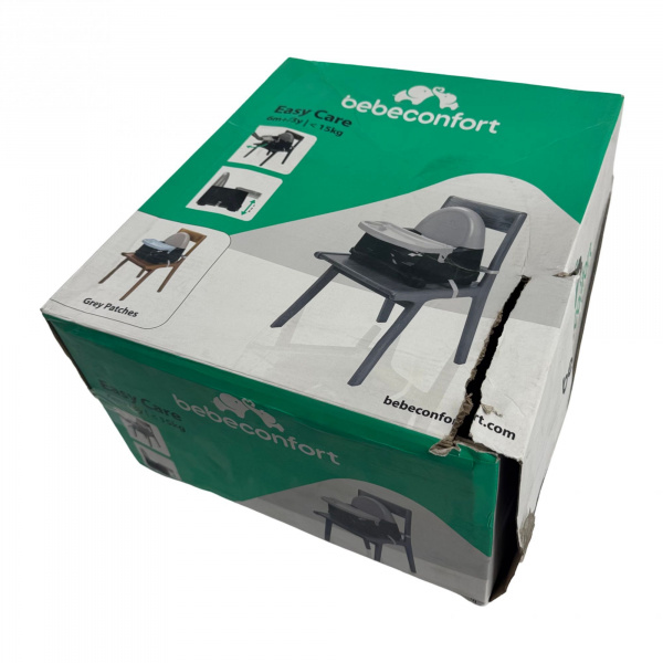 Les imparfaits - réhausseur de chaise bébé easy care booster - grey patches Bebeconfort