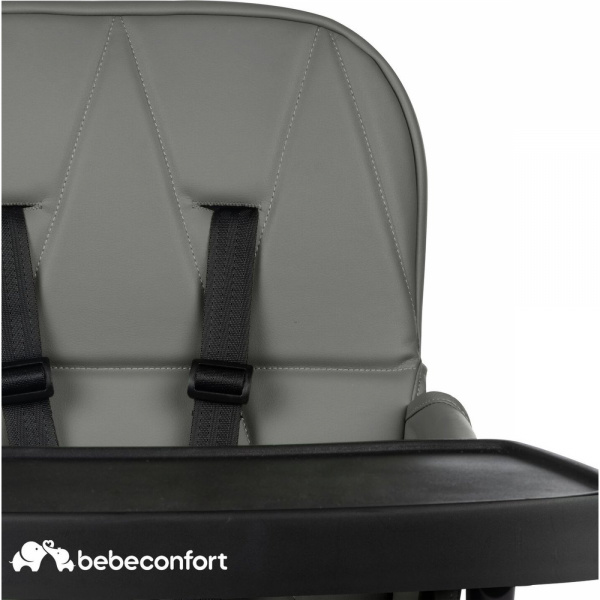 Chaise haute lily mineral gray Bebeconfort