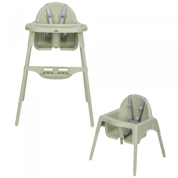Chaise haute meely green Bebeconfort