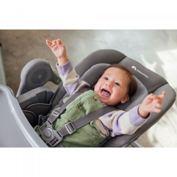 Chaise haute olea mineral gray Bebeconfort